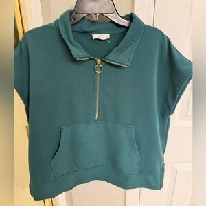 Entro Green Half-Zip & Short Set